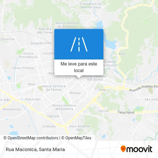 Rua Maconica mapa