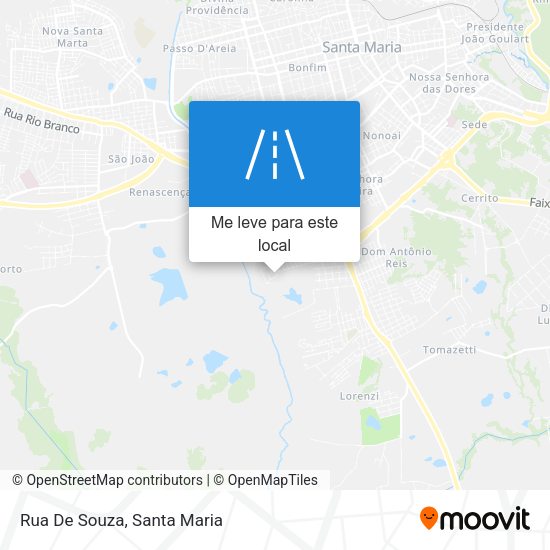 Rua De Souza mapa