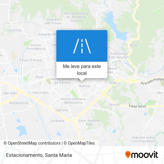 Estacionamento mapa