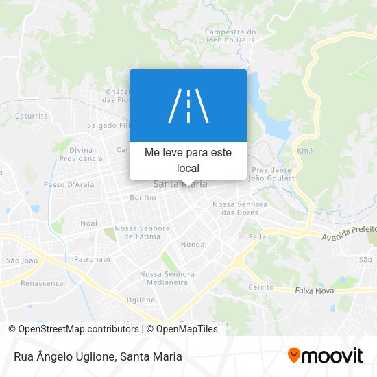 Rua Ângelo Uglione mapa