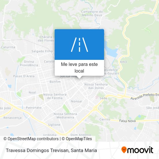 Travessa Domingos Trevisan mapa
