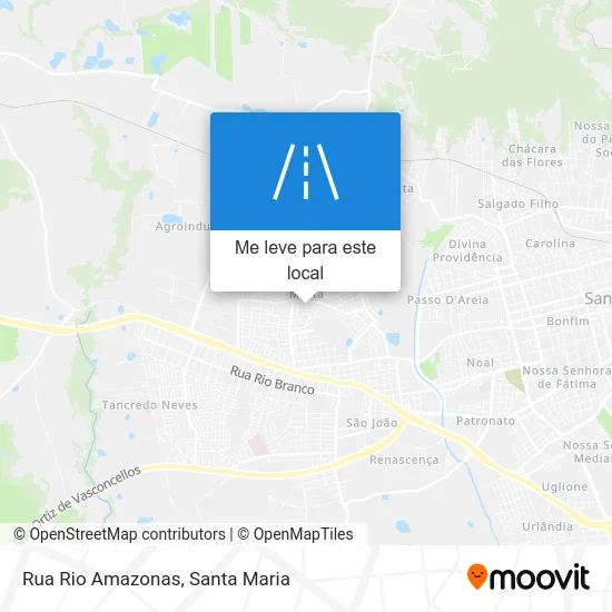 Rua Rio Amazonas mapa