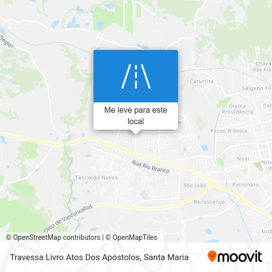 Travessa Livro Atos Dos Apóstolos mapa