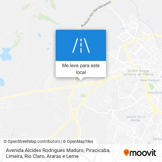 Avenida Alcídes Rodrigues Maduro mapa