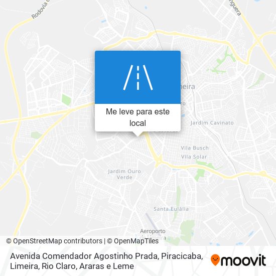 Avenida Comendador Agostinho Prada mapa