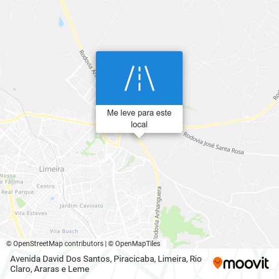 Avenida David Dos Santos mapa