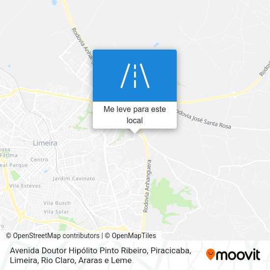 Avenida Doutor Hipólito Pinto Ribeiro mapa
