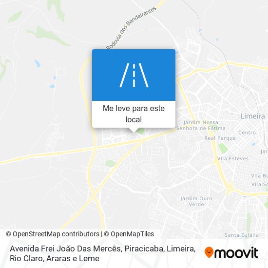 Avenida Frei João Das Mercês mapa