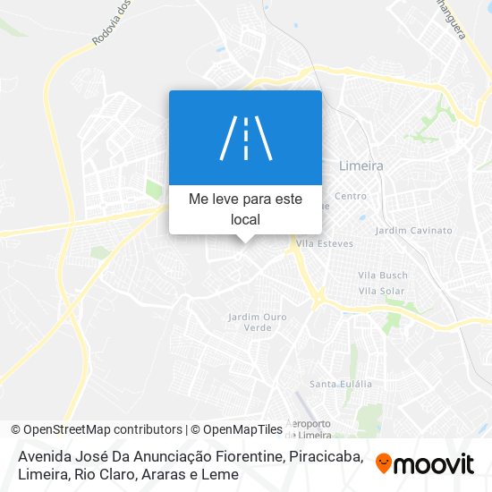 Avenida José Da Anunciação Fiorentine mapa