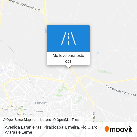 Avenida Laranjeiras mapa