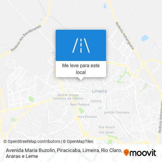 Avenida Maria Buzolin mapa