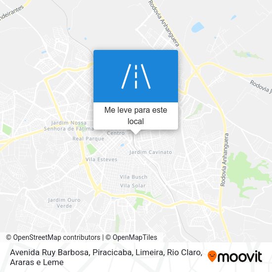 Avenida Ruy Barbosa mapa