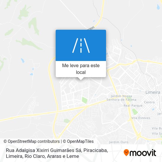 Rua Adalgisa Xixirri Guimarães Sá mapa