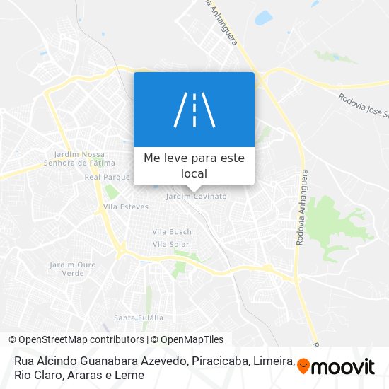 Rua Alcindo Guanabara Azevedo mapa