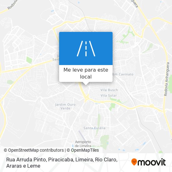 Rua Arruda Pinto mapa