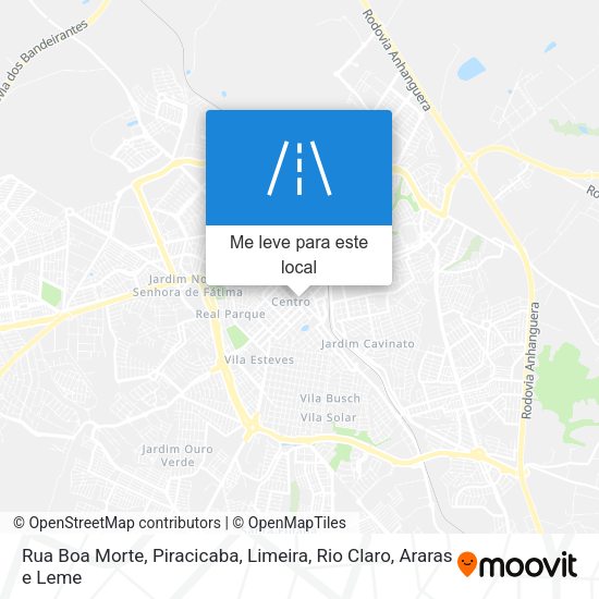 Rua Boa Morte mapa
