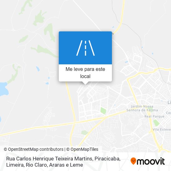 Rua Carlos Henrique Teixeira Martins mapa