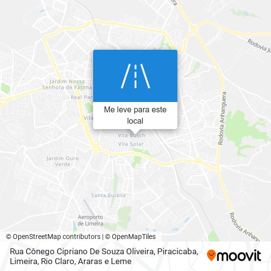 Rua Cônego Cipriano De Souza Oliveira mapa