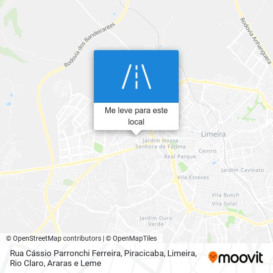 Rua Cássio Parronchi Ferreira mapa