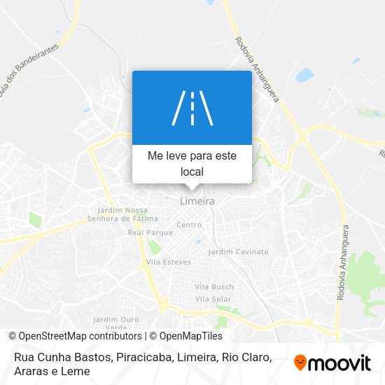 Rua Cunha Bastos mapa