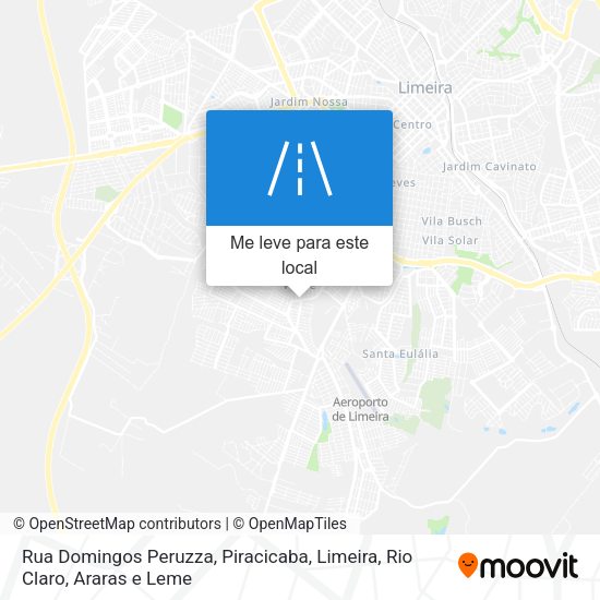Rua Domingos Peruzza mapa