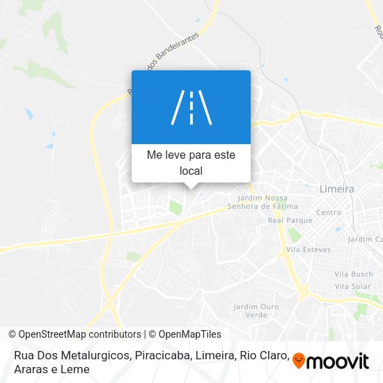 Rua Dos Metalurgicos mapa
