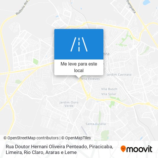 Rua Doutor Hernani Oliveira Penteado mapa