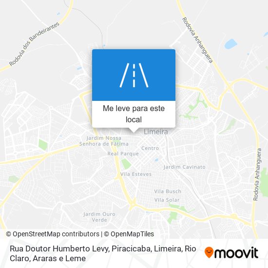 Rua Doutor Humberto Levy mapa