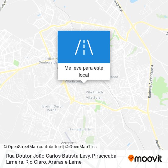 Rua Doutor João Carlos Batista Levy mapa