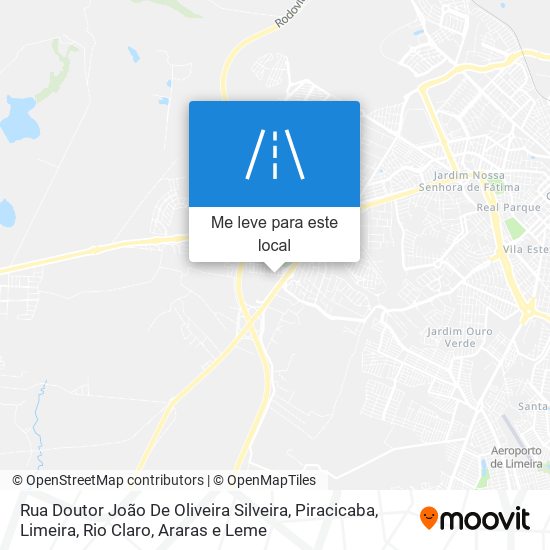 Rua Doutor João De Oliveira Silveira mapa