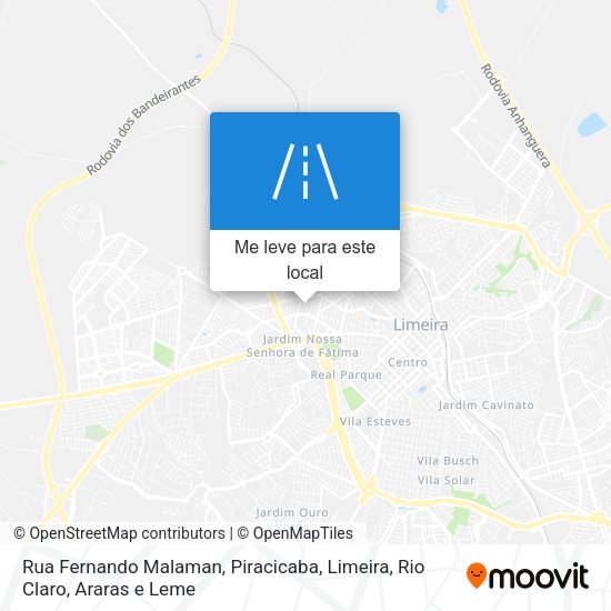 Rua Fernando Malaman mapa