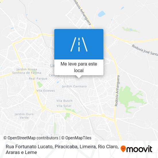 Rua Fortunato Lucato mapa