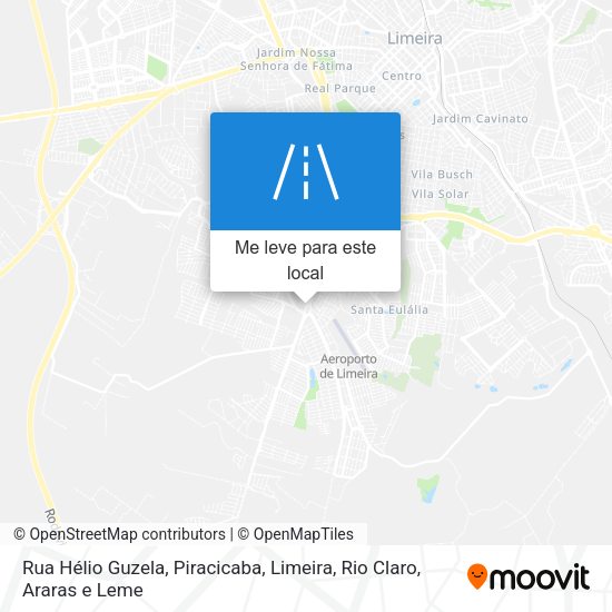 Rua Hélio Guzela mapa