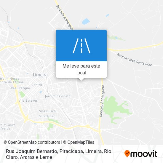 Rua Joaquim Bernardo mapa