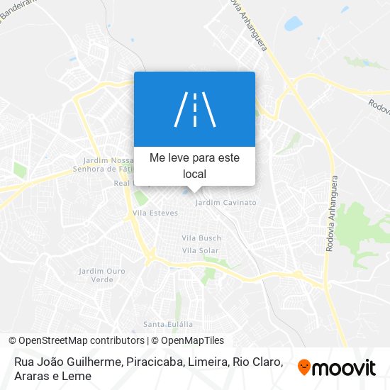 Rua João Guilherme mapa