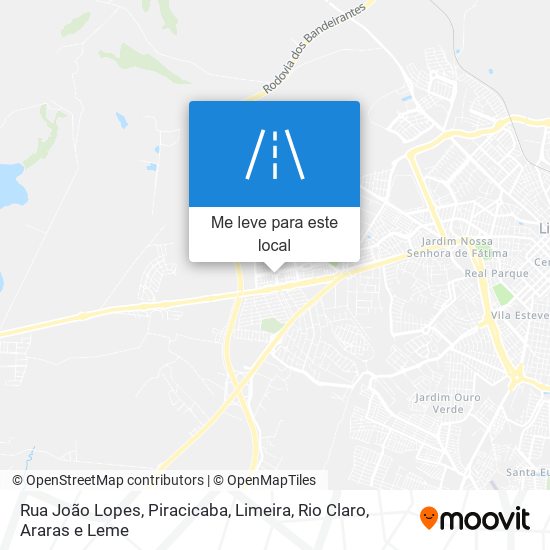 Rua João Lopes mapa