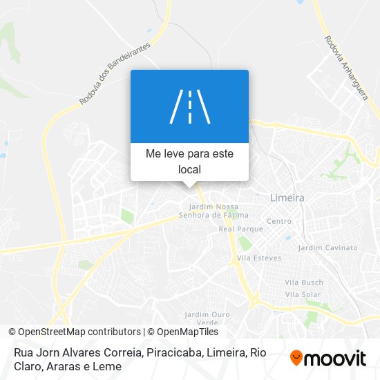 Rua Jorn Alvares Correia mapa