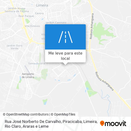 Rua José Norberto De Carvalho mapa