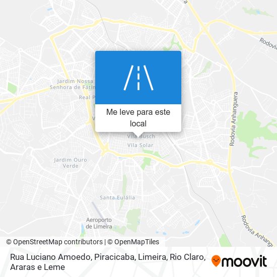 Rua Luciano Amoedo mapa