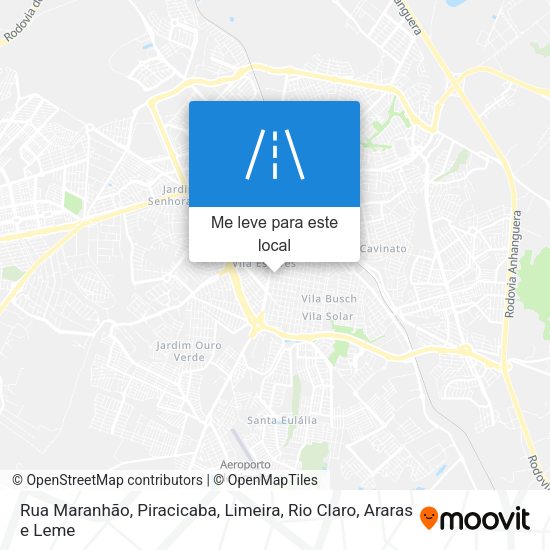 Rua Maranhão mapa