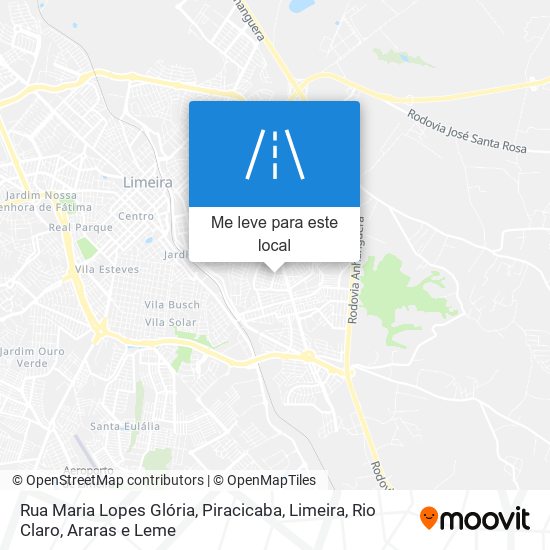 Rua Maria Lopes Glória mapa