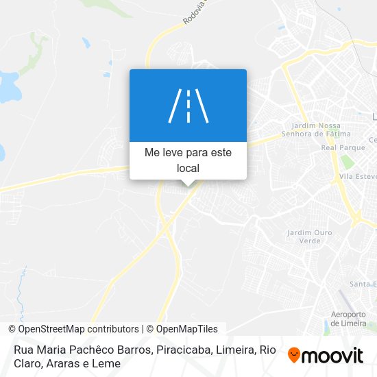 Rua Maria Pachêco Barros mapa
