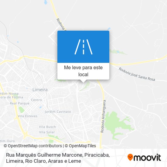 Rua Marquês Guilherme Marcone mapa