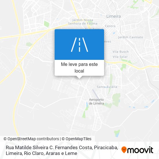 Rua Matilde Silveira C. Fernandes Costa mapa
