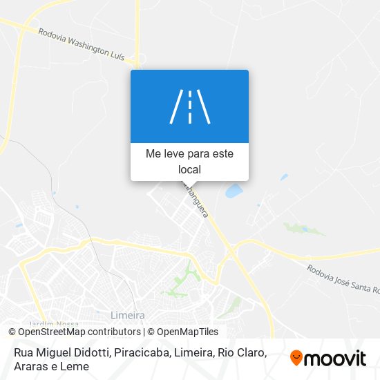 Rua Miguel Didotti mapa