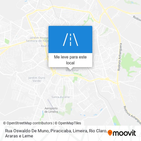 Rua Oswaldo De Muno mapa