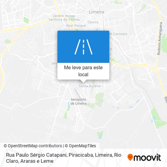 Rua Paulo Sérgio Catapani mapa
