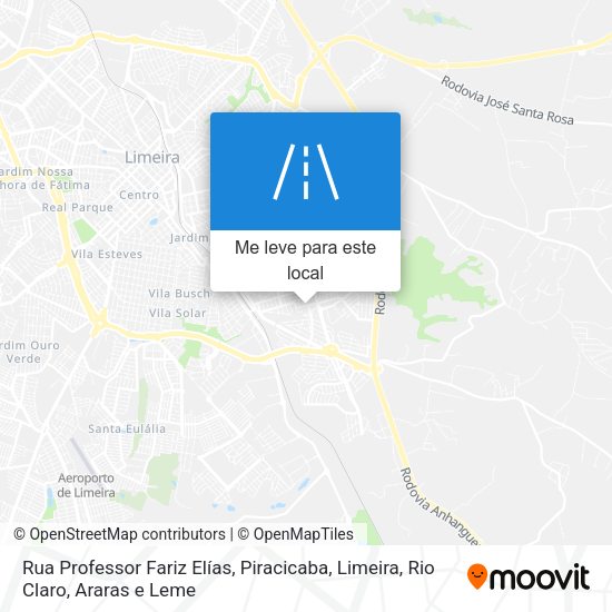 Rua Professor Fariz Elías mapa