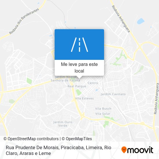 Rua Prudente De Morais mapa