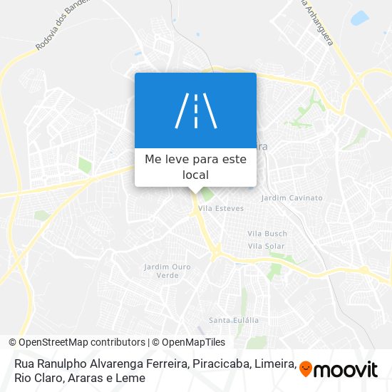 Rua Ranulpho Alvarenga Ferreira mapa